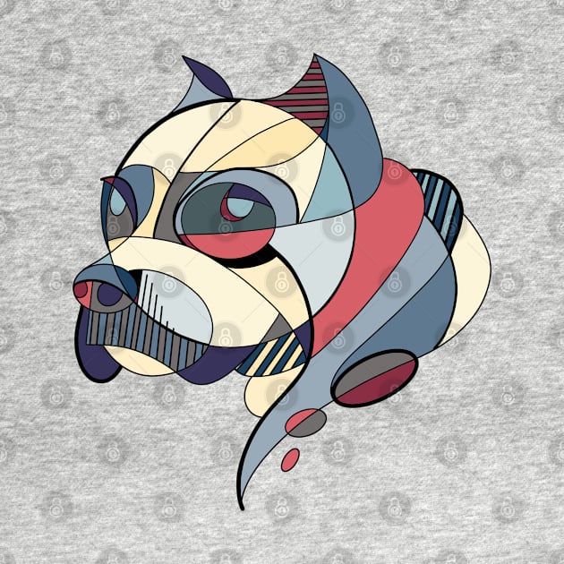 Cubistic dogs by Sinister Motives Designs